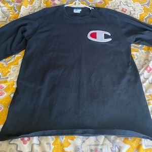 Black Champion Long Sleeve